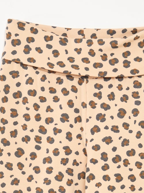 Pantalón regular con cintura elástica - Kiabi