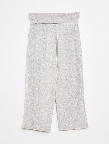 Pantalón regular con cintura elástica
