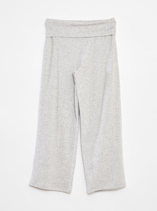 Pantalón regular con cintura elástica