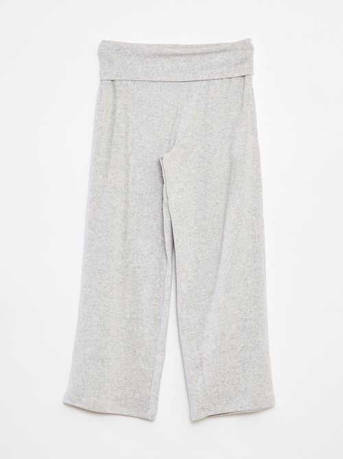 Pantalón regular con cintura elástica - Kiabi