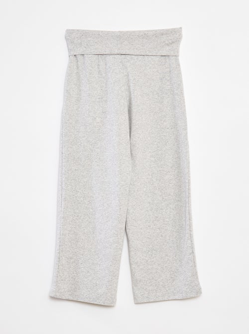 Pantalón regular con cintura elástica - Kiabi