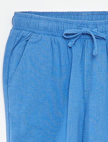 Pantalón regular de lino