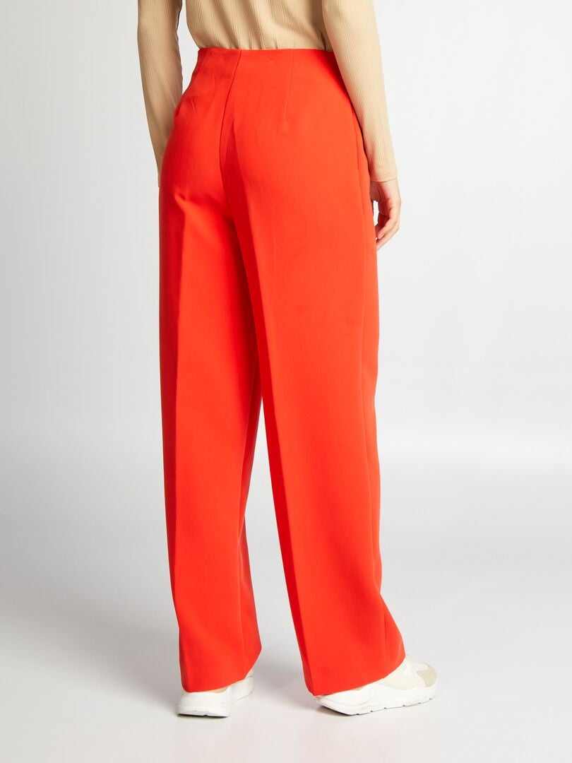 Pantalón Jopan Flare de sarga Chocolate amargo