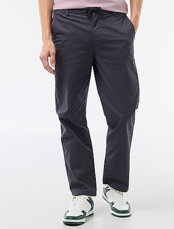 Pantalón regular de twill