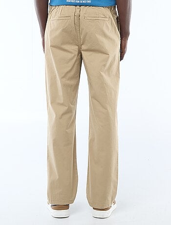 Pantalón regular de twill