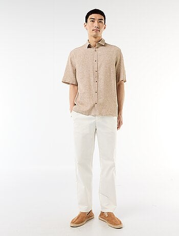 Pantalón regular de twill