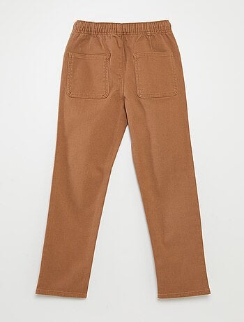 Pantalón regular liso