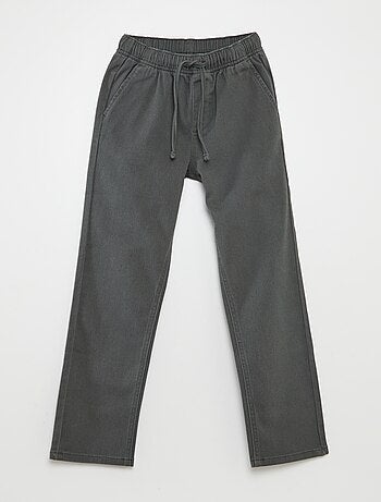 Pantalón regular liso