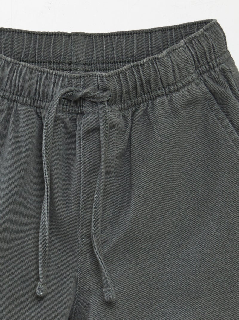 Pantalón regular liso KAKI - Kiabi