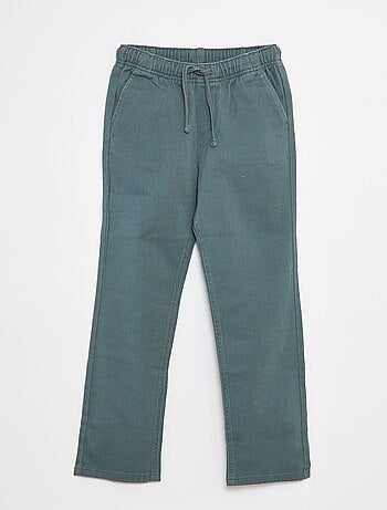 Pantalón regular liso