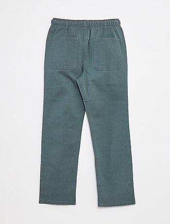 Pantalón regular liso
