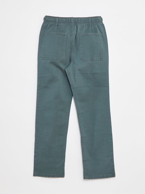 Pantalón regular liso - Kiabi