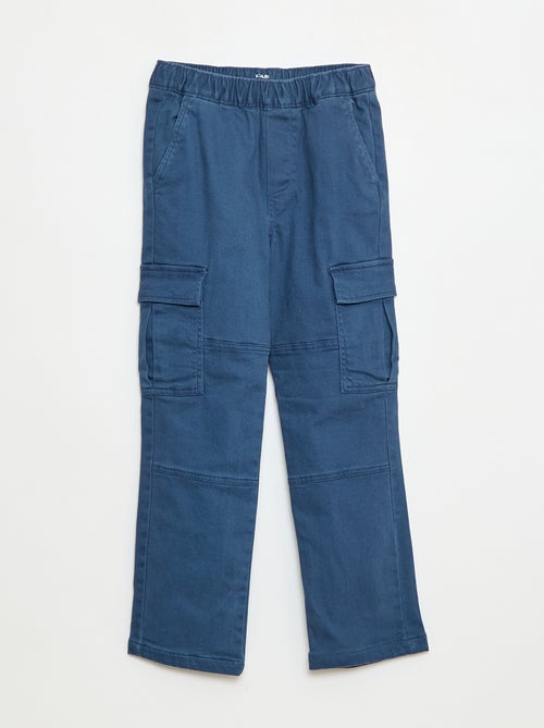 Pantalón regular multibolsillos - Kiabi