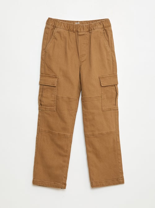 Pantalón regular multibolsillos - Kiabi