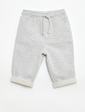 Pantalón relax de punto piqué