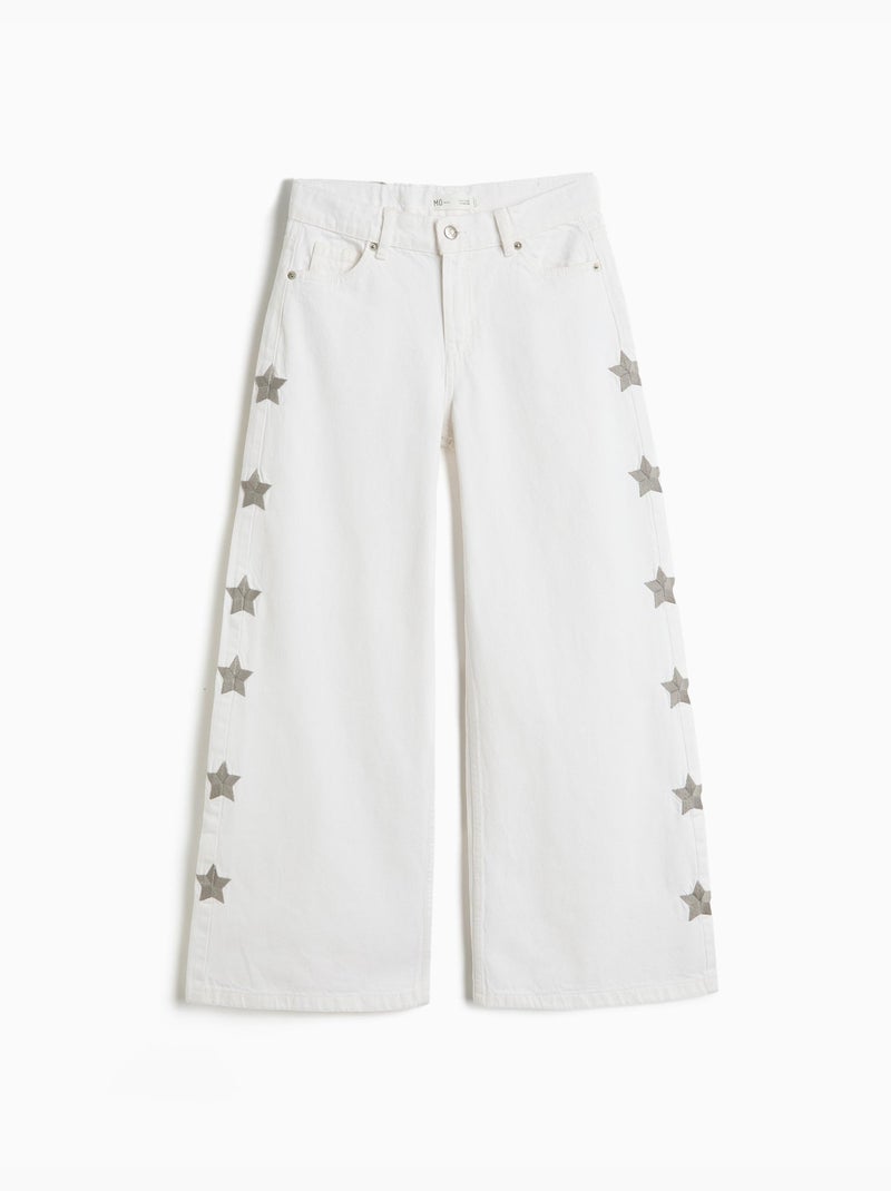 Pantalón relaxed fit, MO Fashion Blanco - Kiabi
