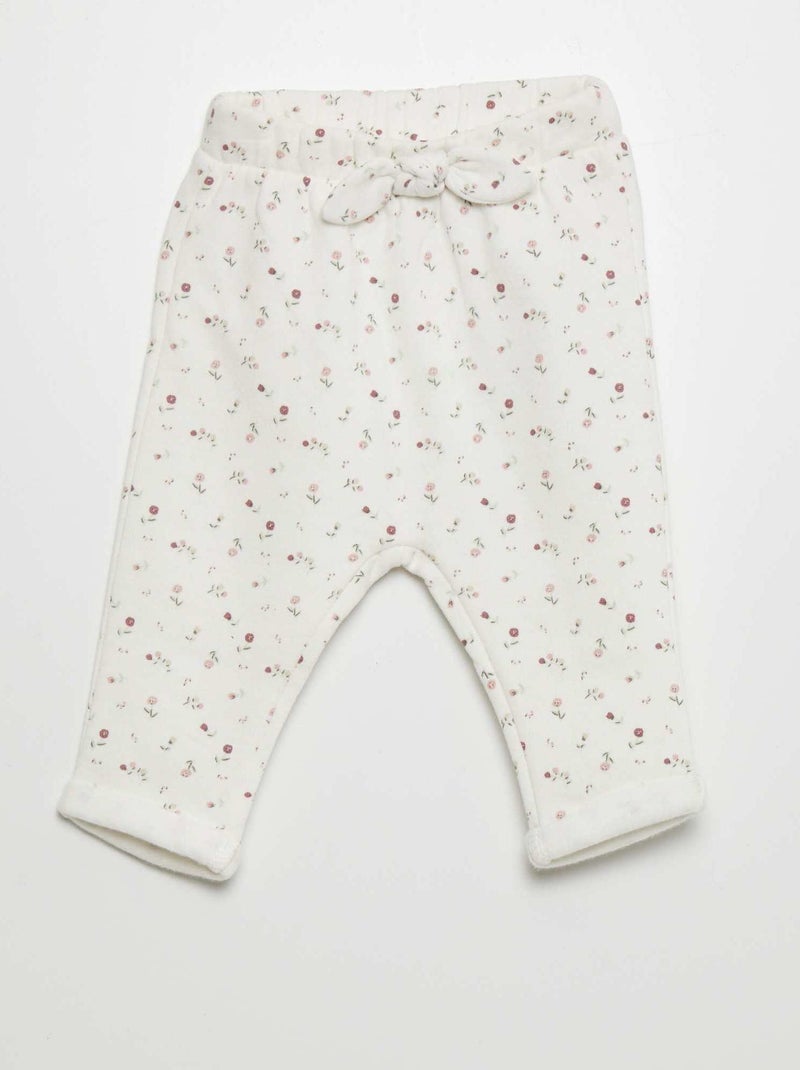 Pantalón sarouel BLANCO - Kiabi