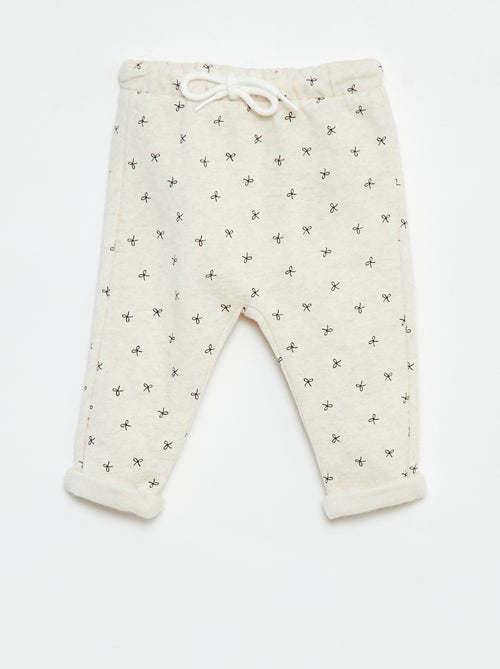 Pantalón sarouel estampado - Kiabi
