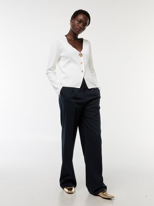 Pantalón sastre ancho - Kiabi
