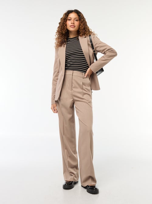 Pantalón sastre ancho - Kiabi