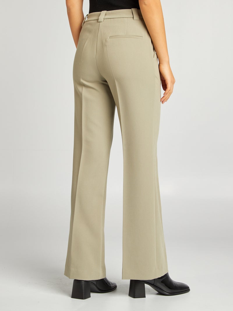 Pantalón sastre ancho VERDE - Kiabi