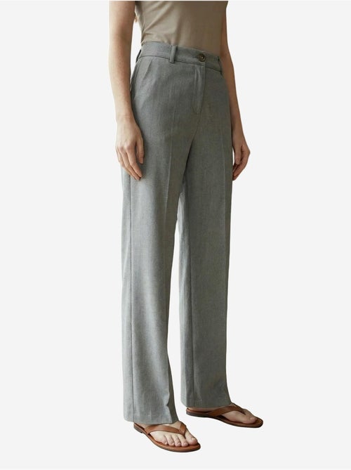 Pantalón sastre de tiro medio y pernera recta my fashion - Kiabi