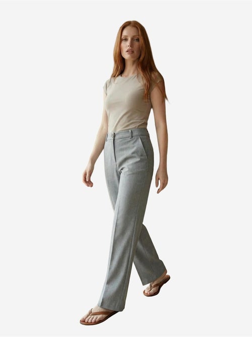 Pantalón sastre de tiro medio y pernera recta my fashion - Kiabi