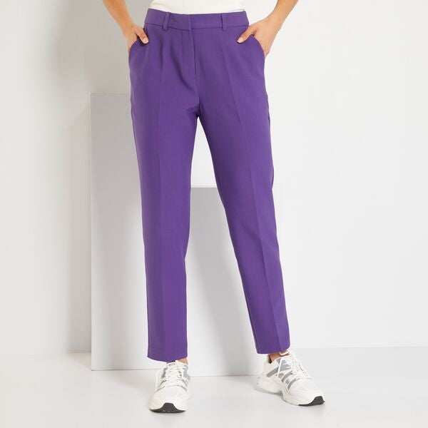 Pantalón sastre Mujer talla 34 a 48 - PURPURA - Kiabi - 18,00€
