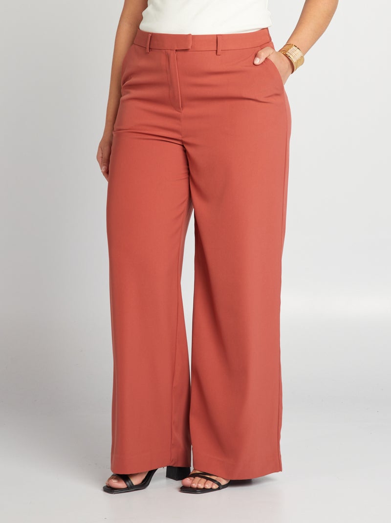 Pantalón sastre ROJO - Kiabi