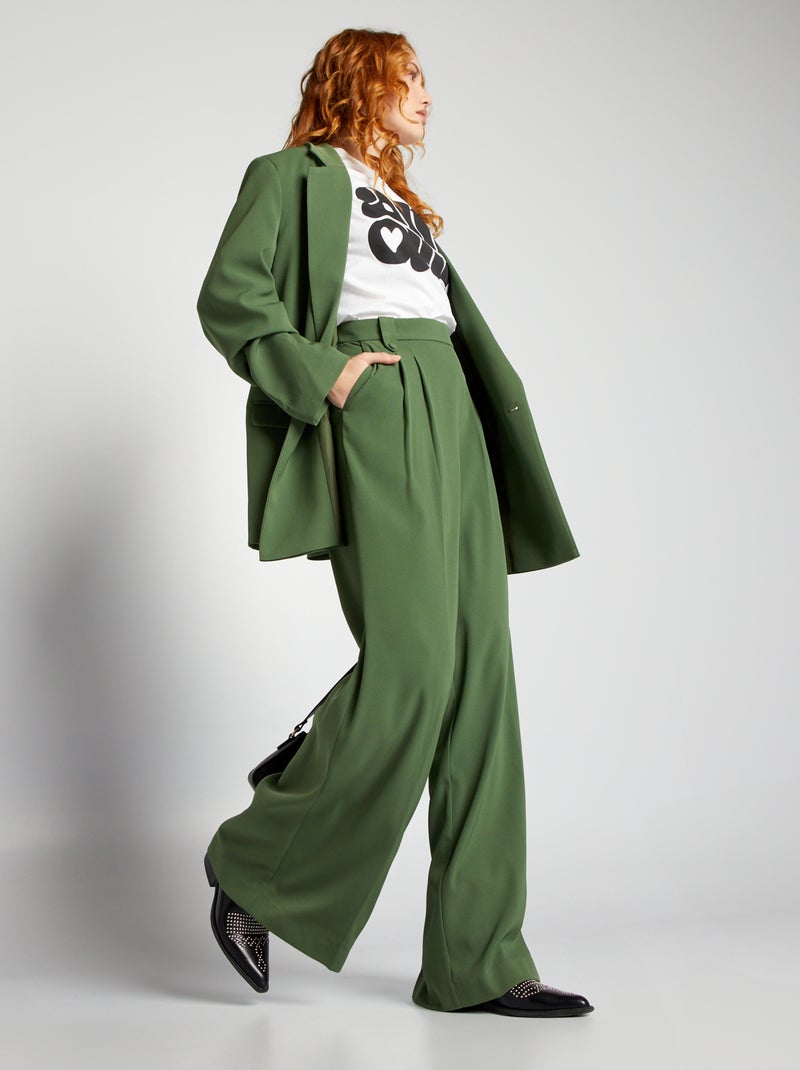 Pantalón sastre VERDE - Kiabi