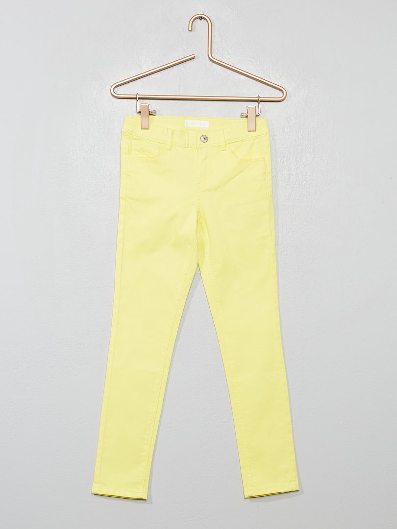 Pantalón skinny amarillo - Kiabi