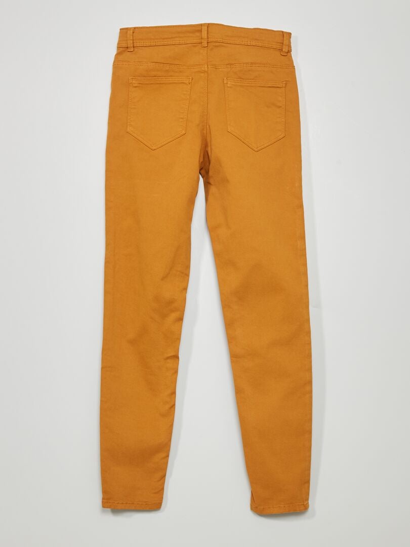 Pantalón skinny AMARILLO - Kiabi