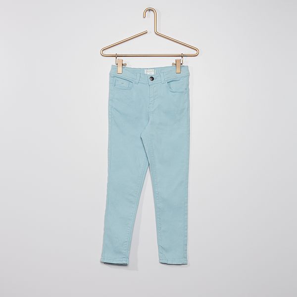 Pantalón skinny Niña 3-12 años - azul cristal - Kiabi - 8,00€