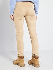 Pantalones de traje y pitillo Mujer | beige | Kiabi