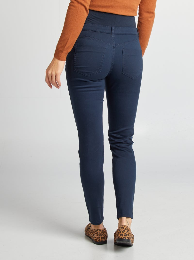 Pantalón skinny de premamá azul - Kiabi