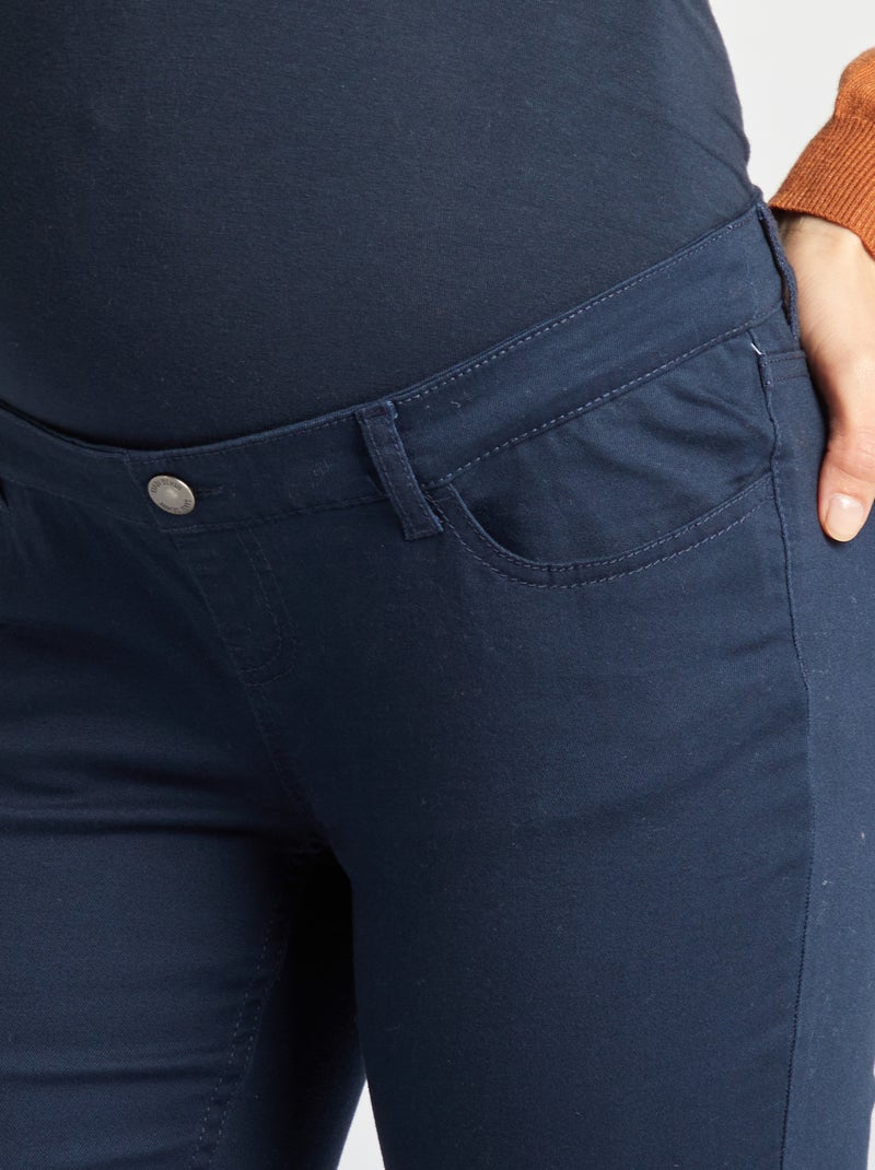 Pantalón skinny de premamá azul - Kiabi