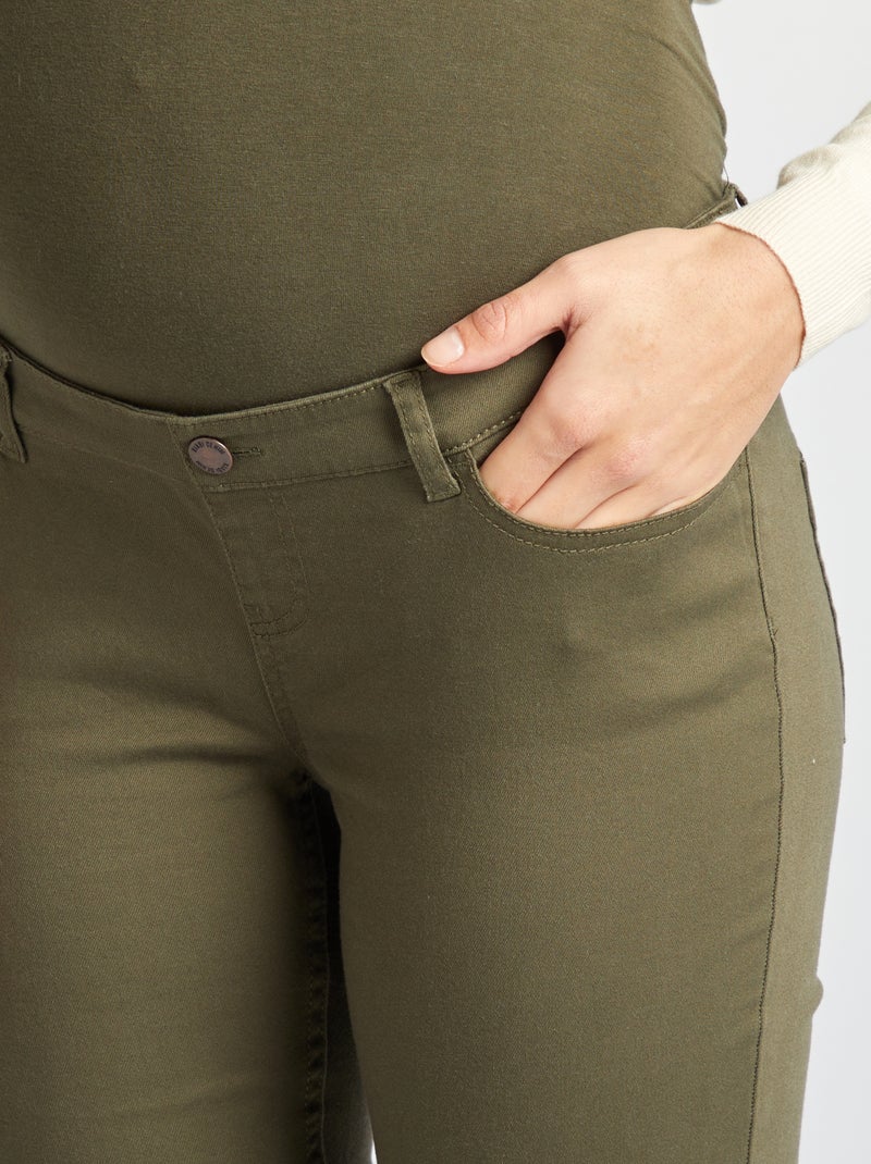 Pantalón skinny de premamá KAKI - Kiabi