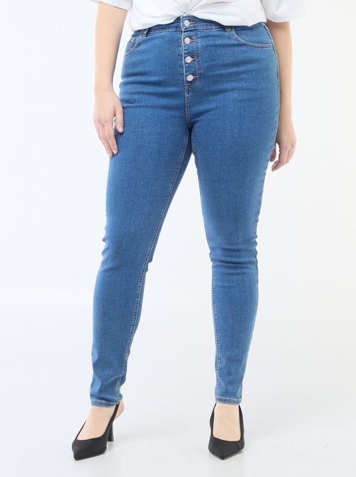Pantalón skinny de talle muy alto - L28 - Kiabi
