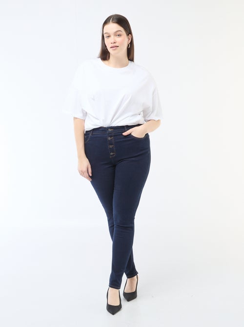 Pantalón skinny de talle muy alto - L28 - Kiabi