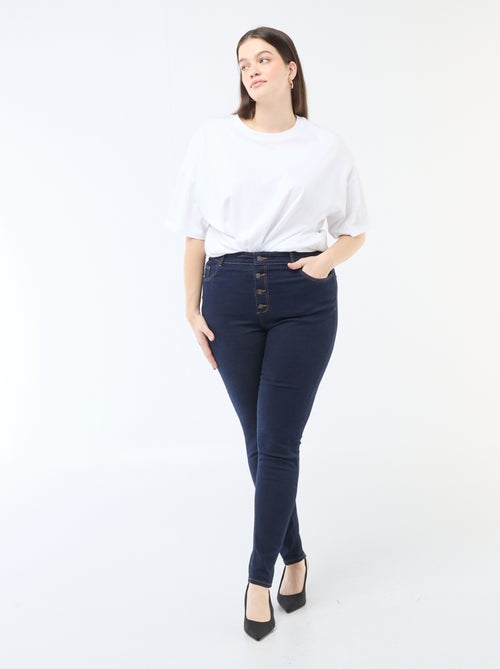 Pantalón skinny de talle muy alto - L32 - Kiabi