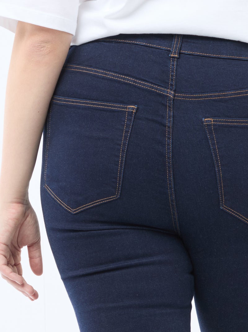 Pantalón skinny de talle muy alto - L32 Azul - Kiabi