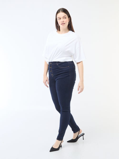 Pantalón skinny de talle muy alto - L34 - Kiabi