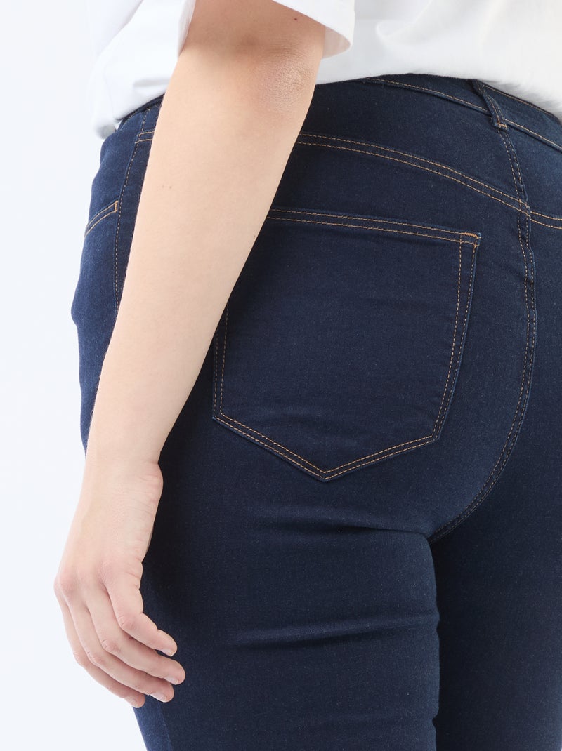 Pantalón skinny de talle muy alto - L34 Azul - Kiabi