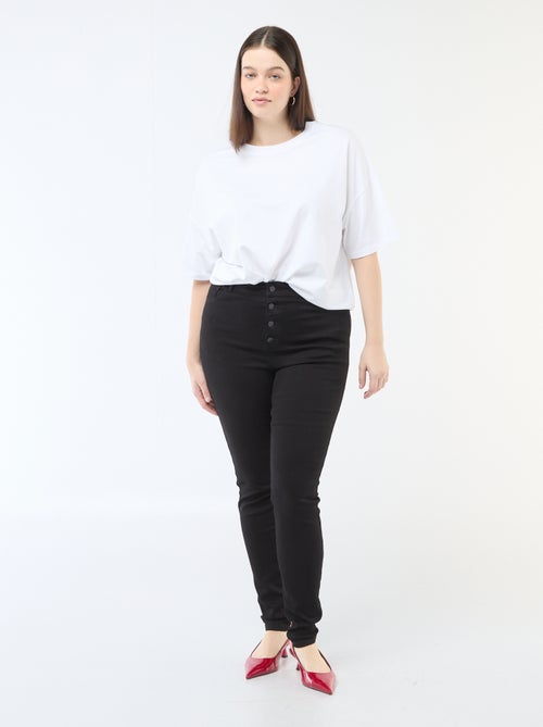 Pantalón skinny de talle muy alto - L34 - Kiabi