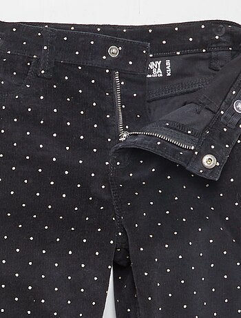 Pantalón skinny de terciopelo