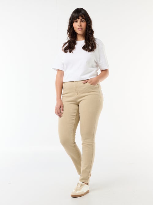 Pantalón skinny de tiro alto - Kiabi