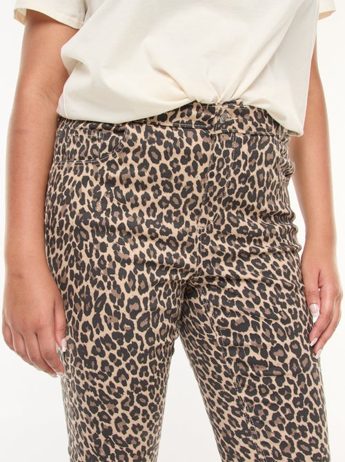 Pantalón skinny de tiro alto - Kiabi