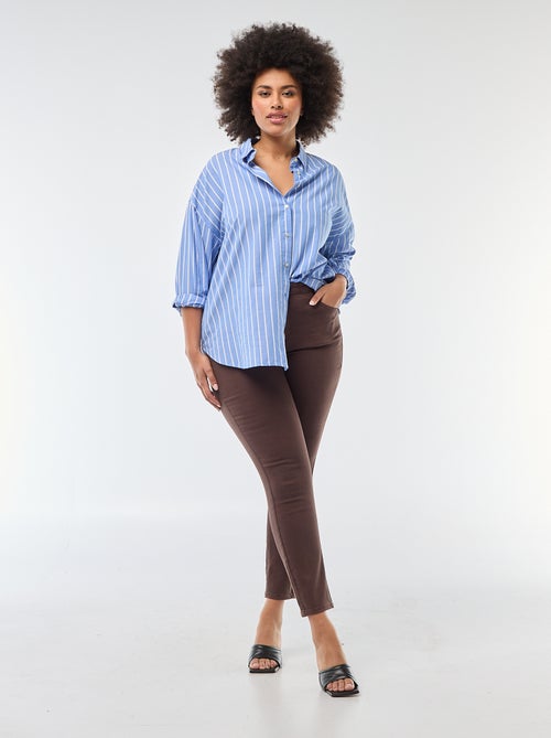 Pantalón skinny de tiro alto - Kiabi