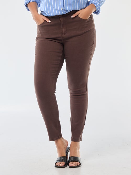 Pantalón skinny de tiro alto - Kiabi