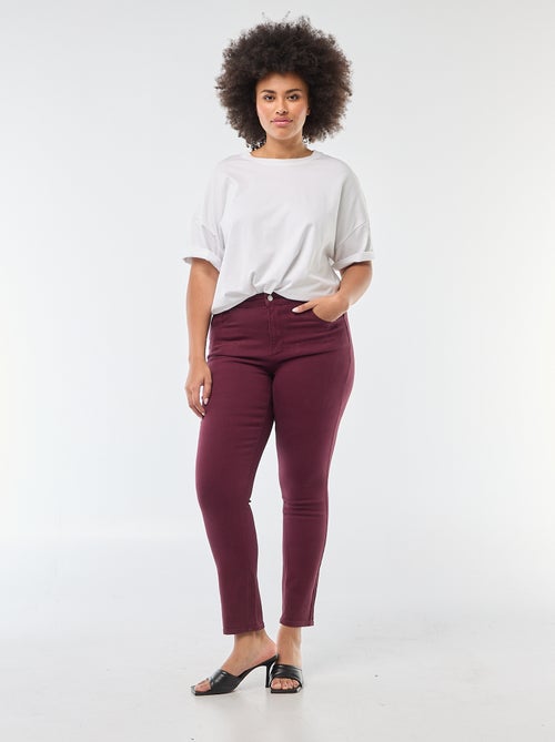 Pantalón skinny de tiro alto - Kiabi